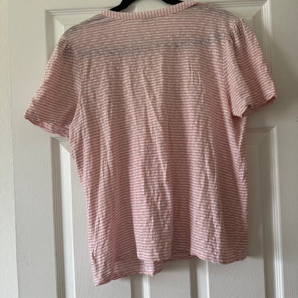 Lucky Brand Pink Striped Women's Top - Picture 2 of 4